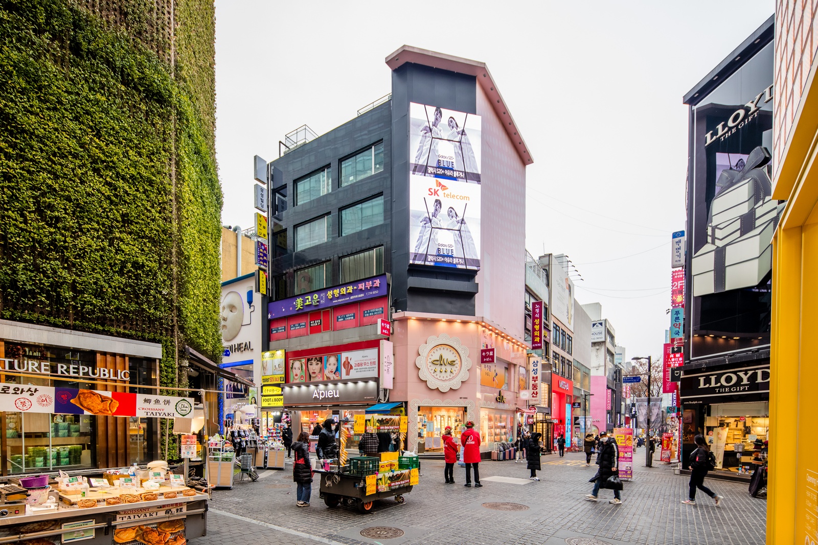 Myeongdong street in Seoul